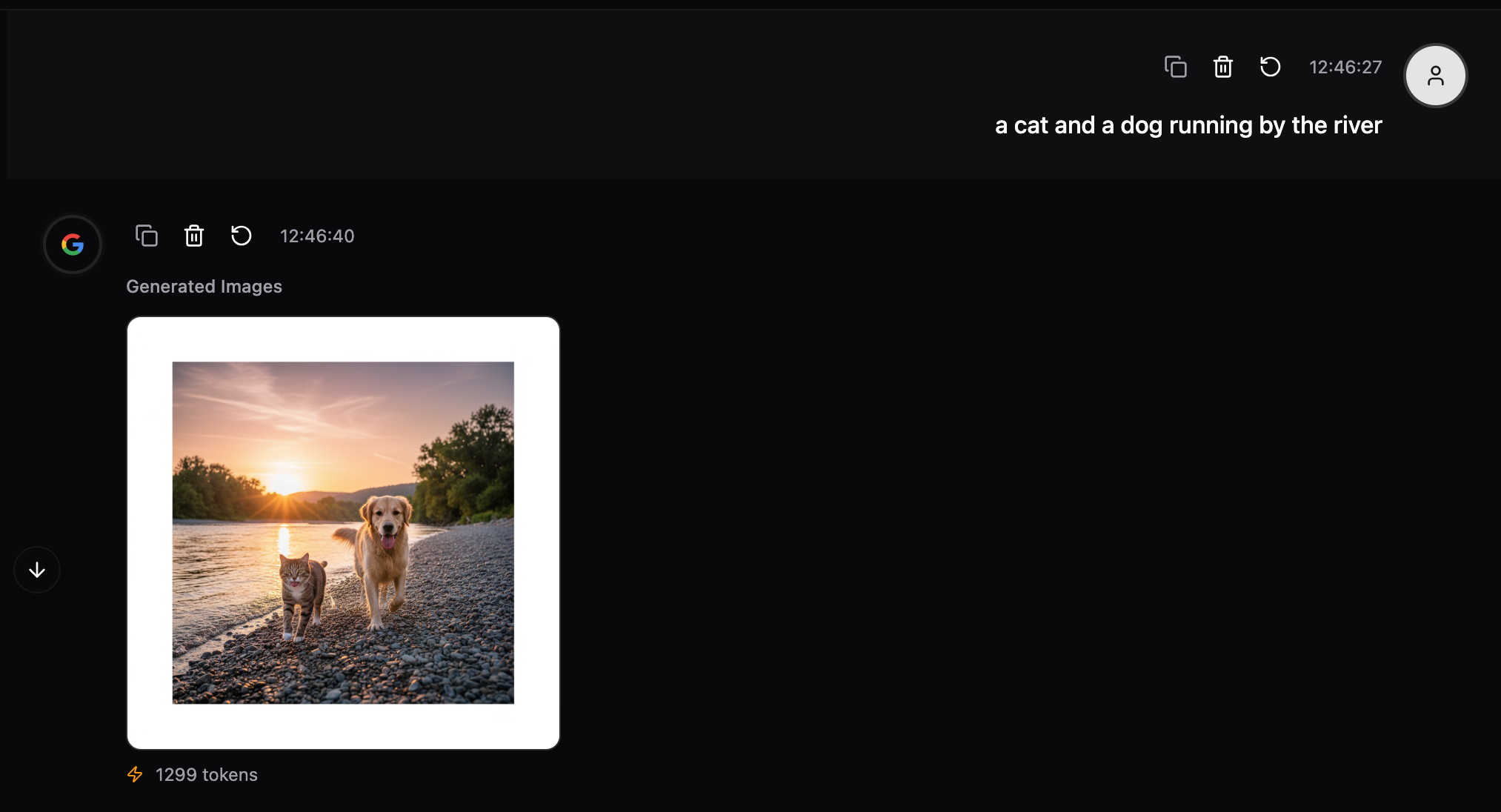 融合猫和狗特征的可爱角色